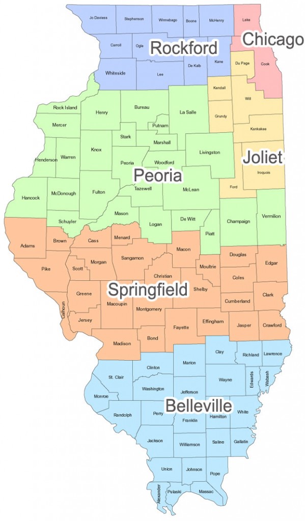 Map of Illinois Dioceses | Catholic Conference of Illinois